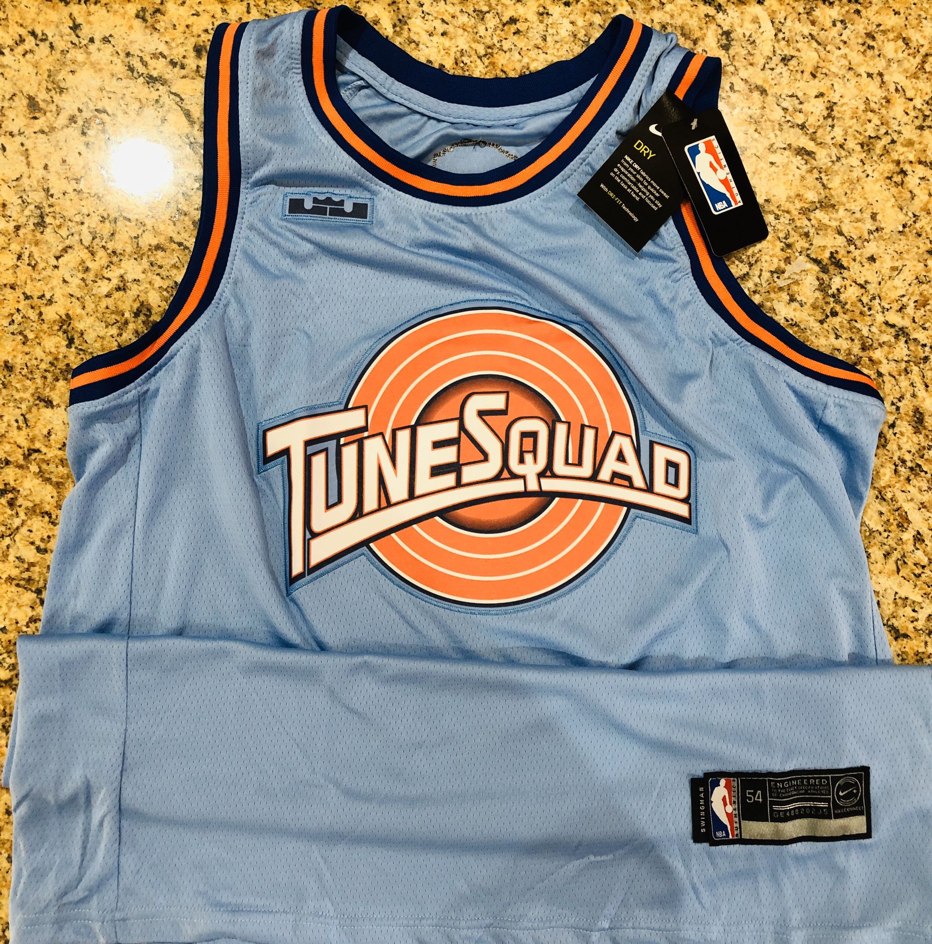 New!! Space Jam Lebron James Tune Squad Jersey!!
