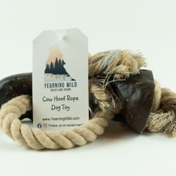 Cow Hoof Rope Toy