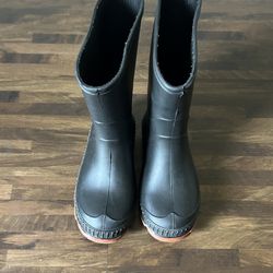 Black Rain Boots 