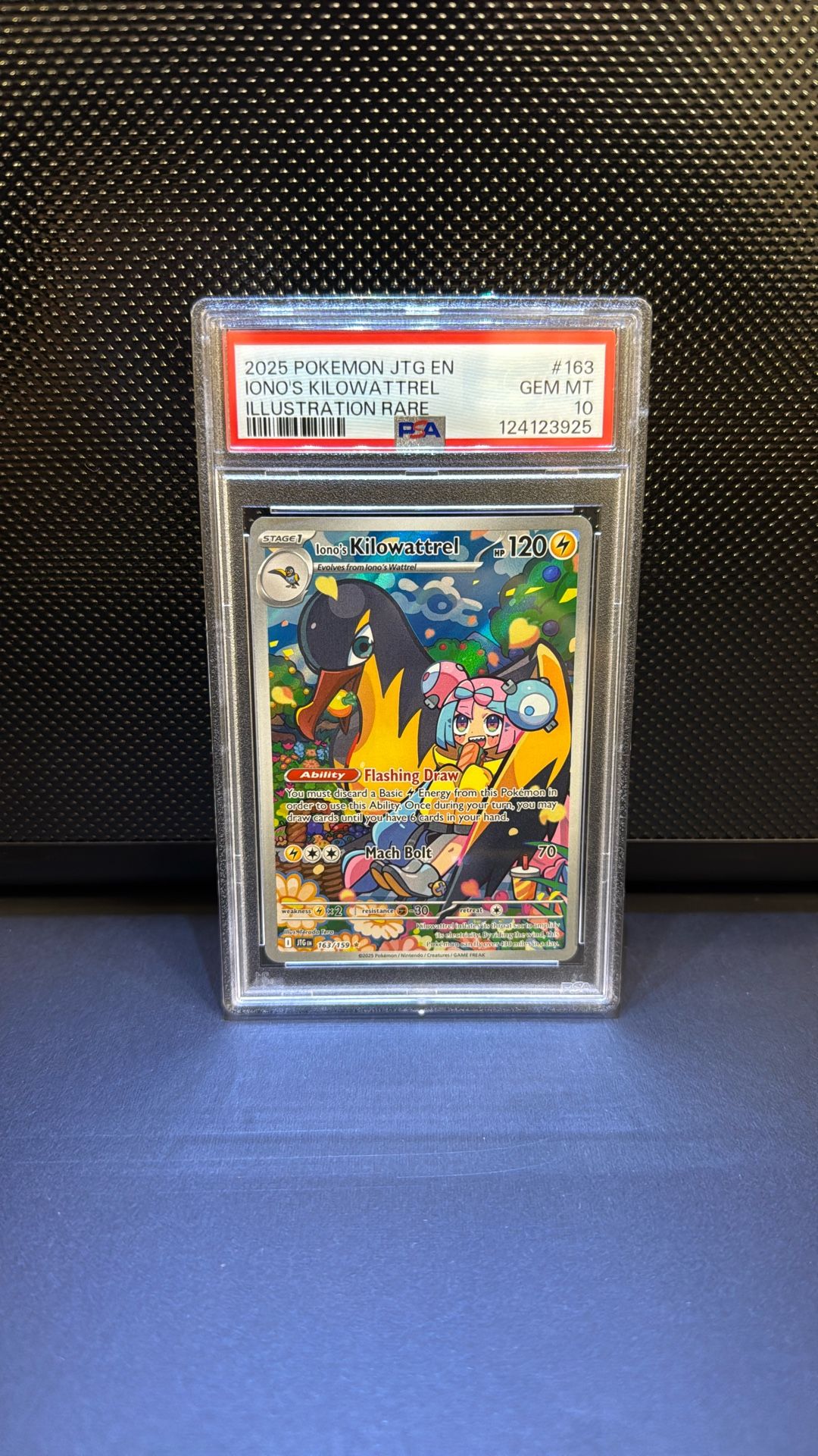 PSA 10 Pokemon Iono’s Kilowattrel IR