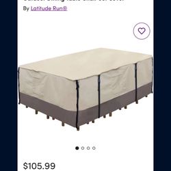 Size Medium Outdoor 90x68x28 Furniture Cover Waterproof 