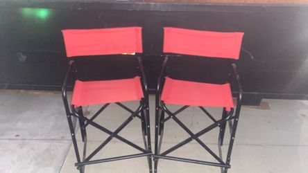 Tall Folding Director Chairs