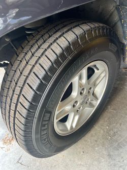 4 Practically brand new tires. Getting a new car.