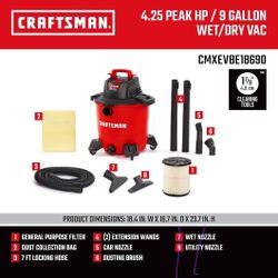 Craftsman Wet Dry Shop Vac 