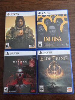 PS5 Games Elden Ring Death Stranding Diablo 4 Indika