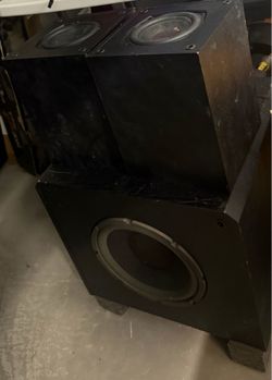 Sub Woofer and Two Speakers