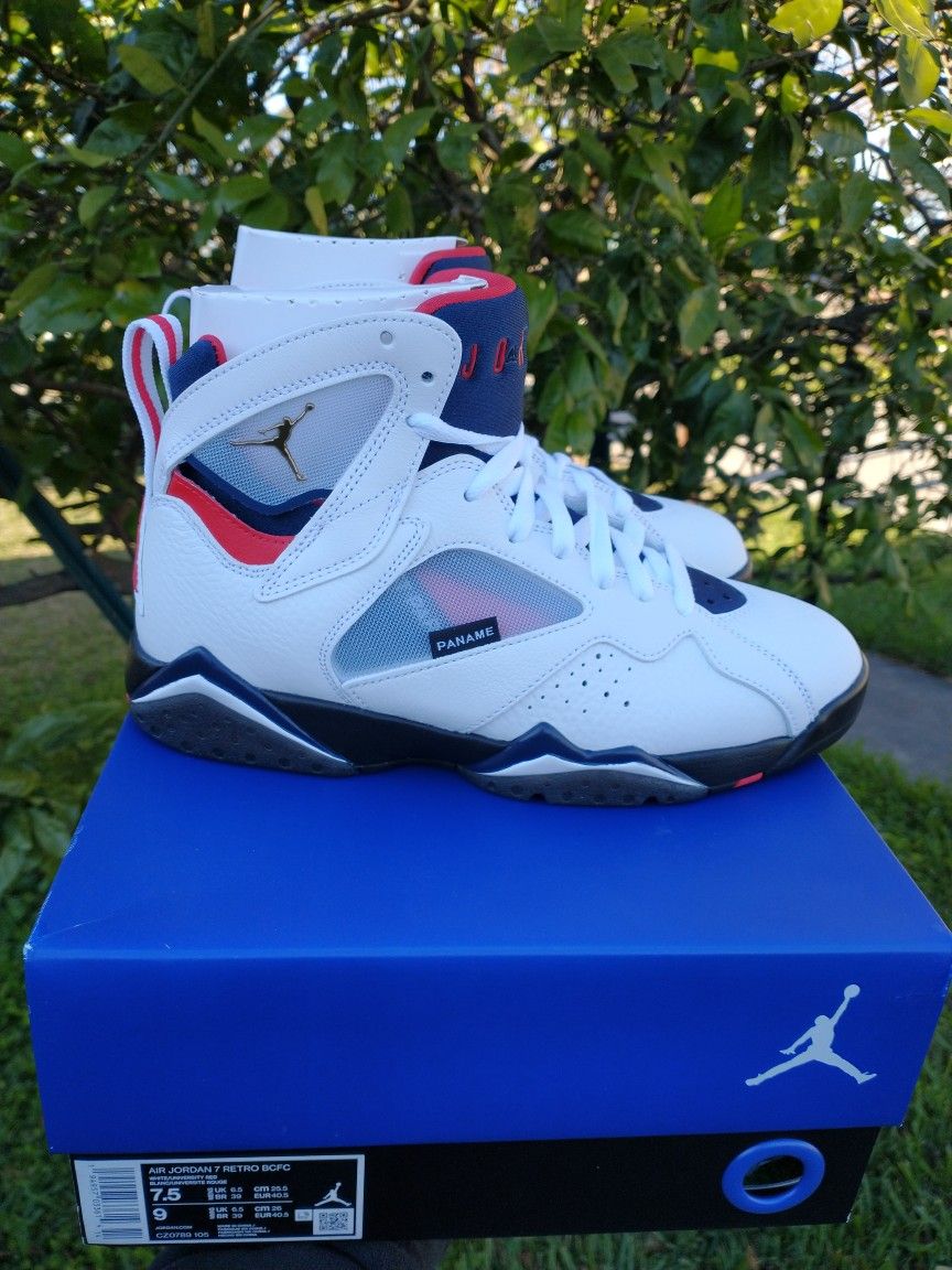 New Air Jordan 7 Retro Paris Saint Germain Men Size 7.5