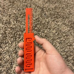 Switchblade comb/ interchangeable knife