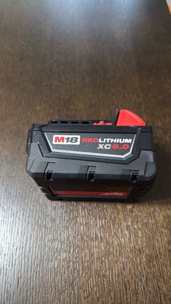 Milwaukee M18 RedLithium XC 5.0 Battery new firm price