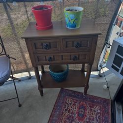 Brown Wood Table