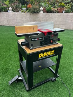 Porter-Cable PC160JT 6” Variable Speed Jointer + DeWalt Rolling Stand