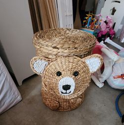 Bear Hamper/Basket 