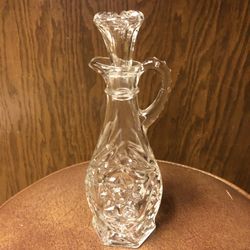 Antique  8” Cut Glass Cruet  is