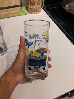 Drinking water glasses