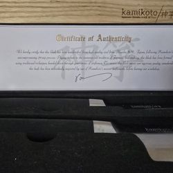 Kamikoto 3-Piece Knife Set – NEW / Never Used – Box & Certificate