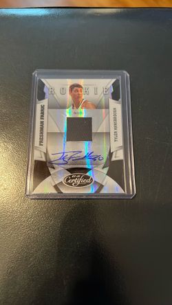 Tyler Hansborough Auto Jersey Rookie Card