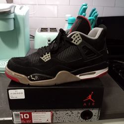 2012 Bred 4s Size 10 Used Og All 