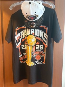 New York Knicks championship hat shirt