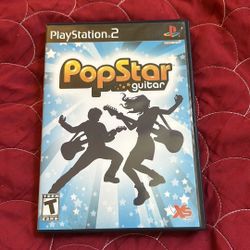PopStar Guitar (Sony PlayStation 2, 2008) PS2 untested