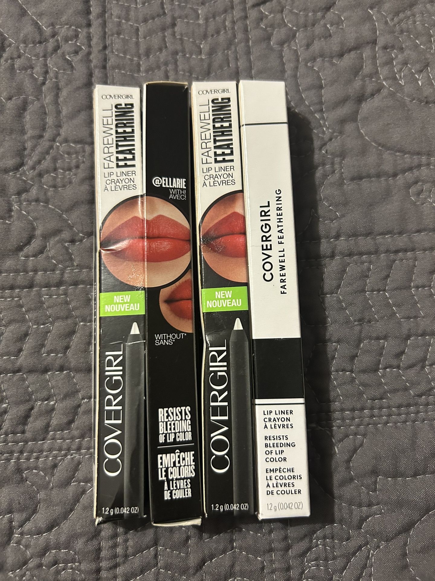 4X Covergirl Farewell Feathering Lip Liner Crayon A Levres - Clear 100