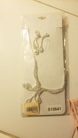 Necklace and earrings