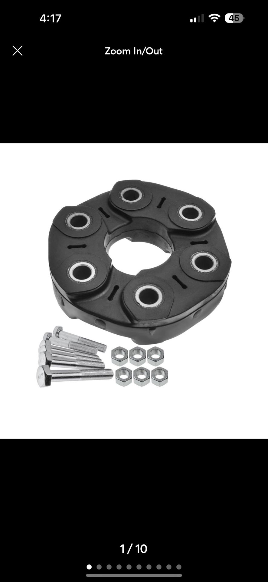 Drive Shaft Coupler Flex Joint- See description for compatibility