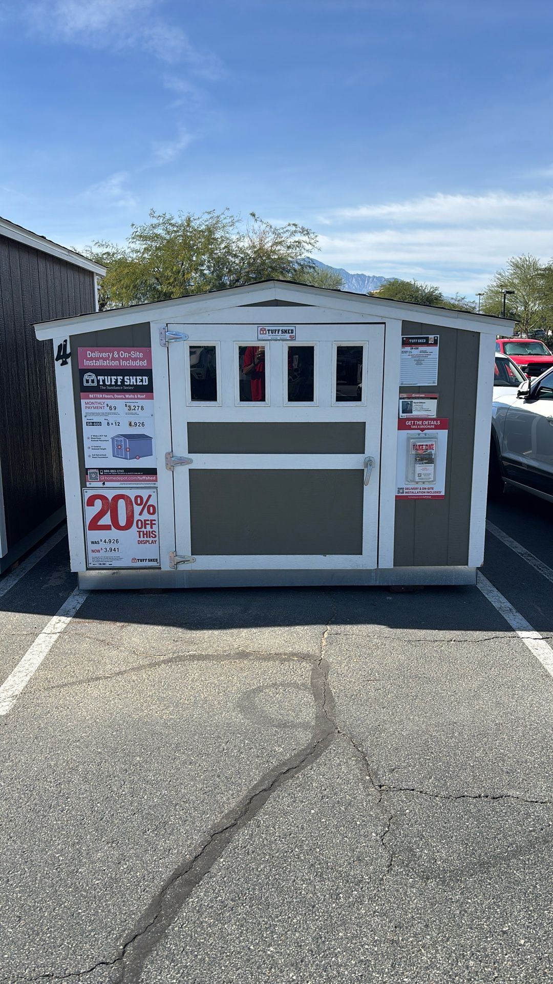 Tuff Shed Sundance SR-600 8x12 Mesa Style SD804810 Was $4,926 Now $3,941 20% Off Financing Available!
