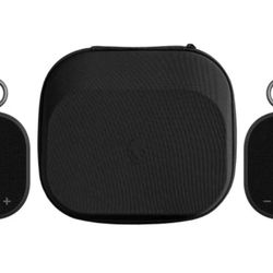🔥NEW🔥 Skullcandy Kilo Wireless Bluetooth Speaker with Case Bundle, 2-pack