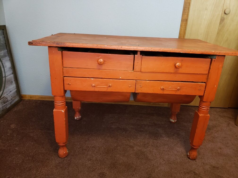 Antique Bread Table/Desk