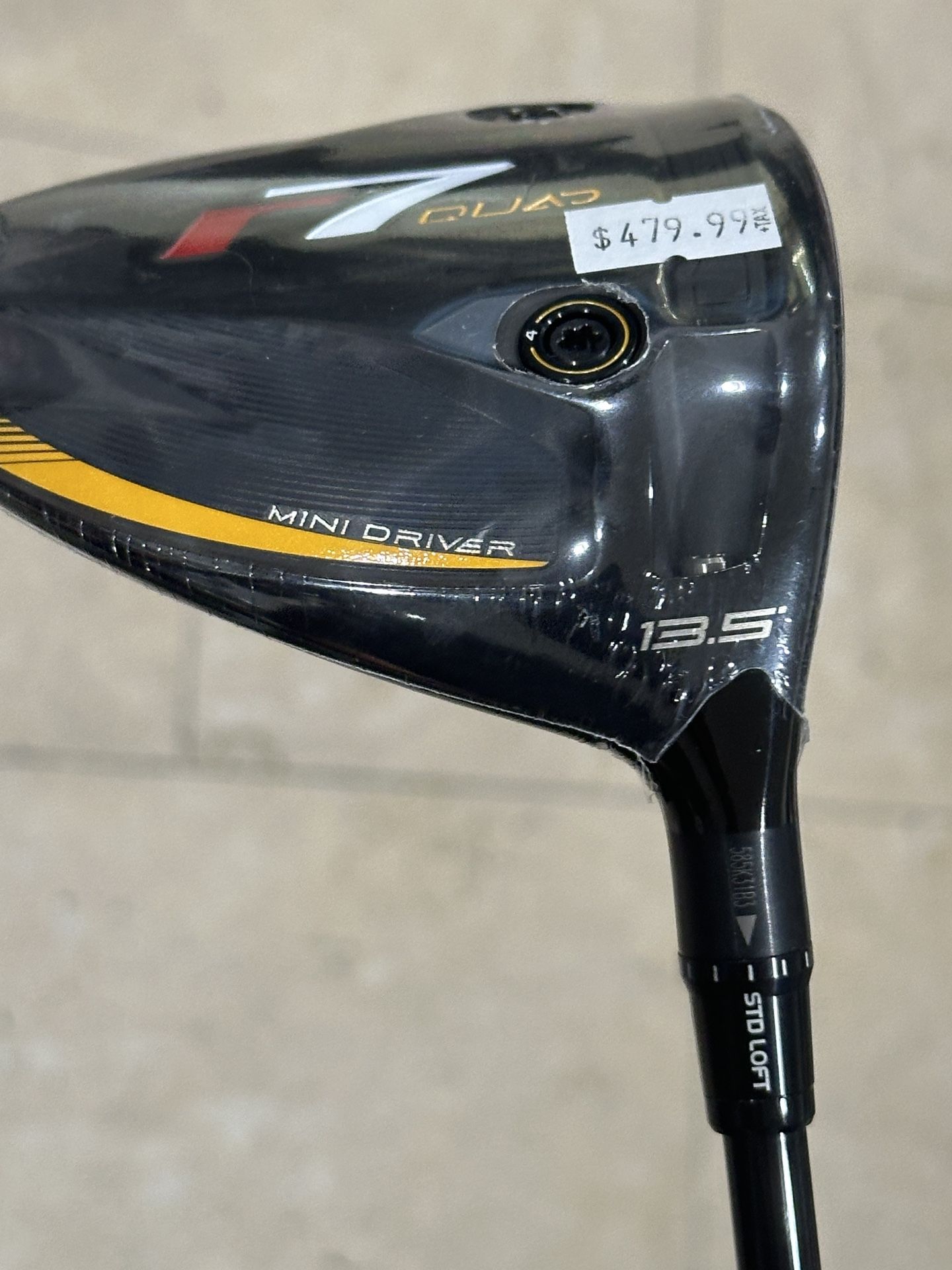 TAYLORMADE R7 QUAD MINI DRIVER 13.5 FUJIKURA SPEEDER MD 6-S RIGHT HAND