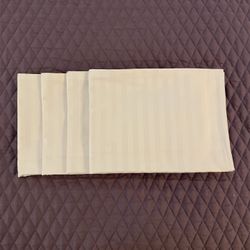 4 pcs 100% Cotton Pillowcase(Standard)for $12