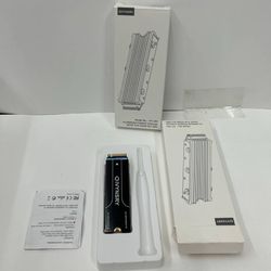 QIVYNSRY Aluminum NVMe M.2 SSD Heatsink - Lot Of 2