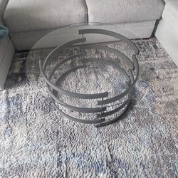 Glass Coffee Table Set