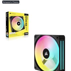 Corsair iCUE Link QX120 RGB 120mm Magnetic Dome RGB Single Fan - Black