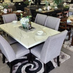 SALE!!! 7-PC Dining Table / Dining Table + 6 Chairs 