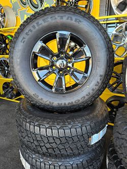 Chevrolet Silverado rims and tires with new Milestar tires