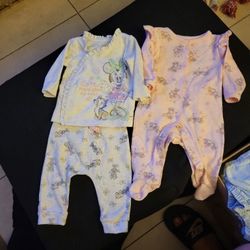 Babygirl minnie mouse set