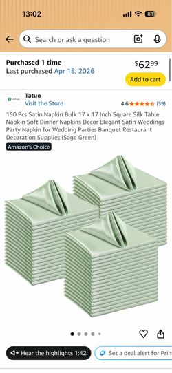 Napkins