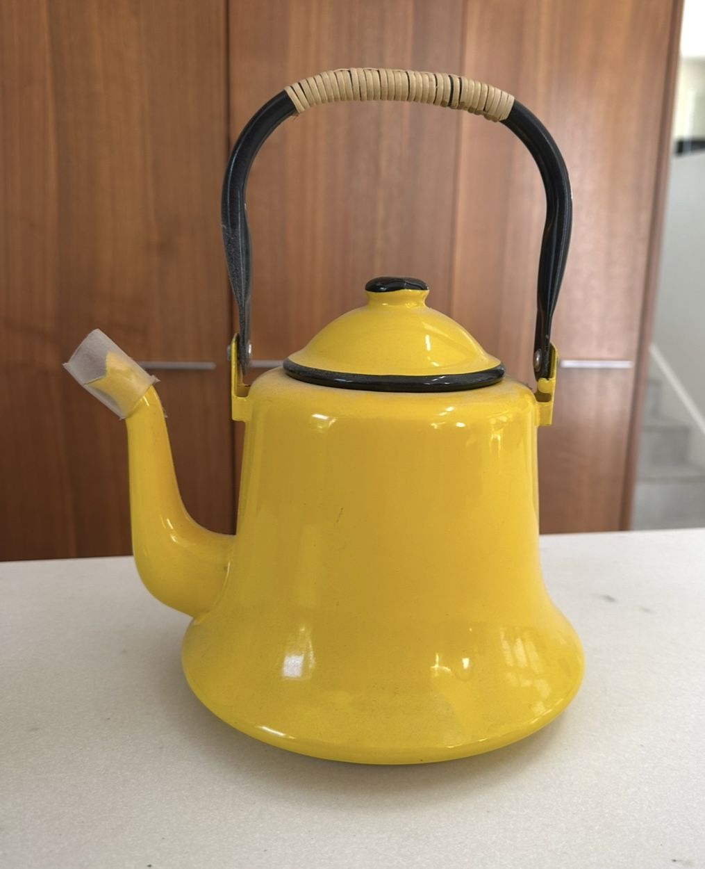 Vintage Enamel Teapot Japan