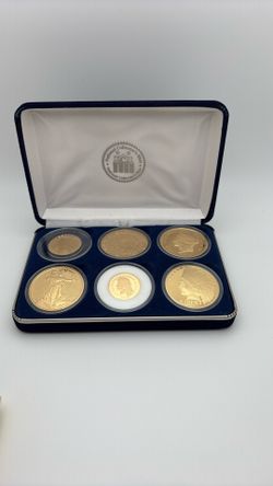 Tribute 24k Gold Plated Clad Bronze Coin Set