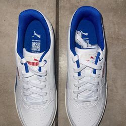 Men's Puma Caven 2.0 P.White-P. Teamroyal-Foratred (399495 01) Size 7.5