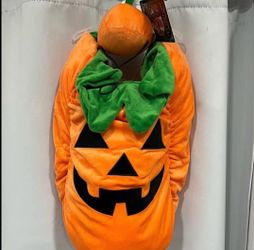 NEW with Tags Pet Costume Pumpkin size Large Jack o lantern Pumpkin costume