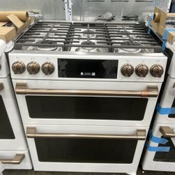 Cafe 30 in 7.3 cu. ft. Slide-In Smart Double Oven Dual-Fuel range