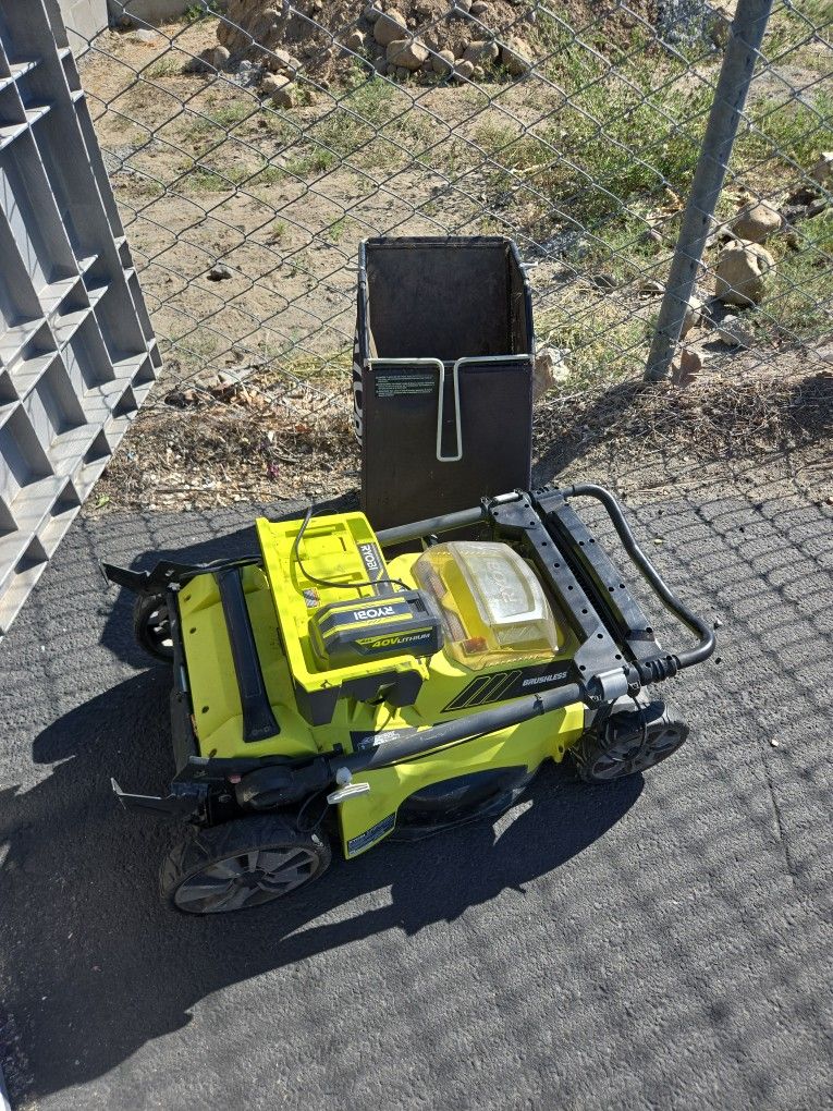 40v Ryobi Lawnmower