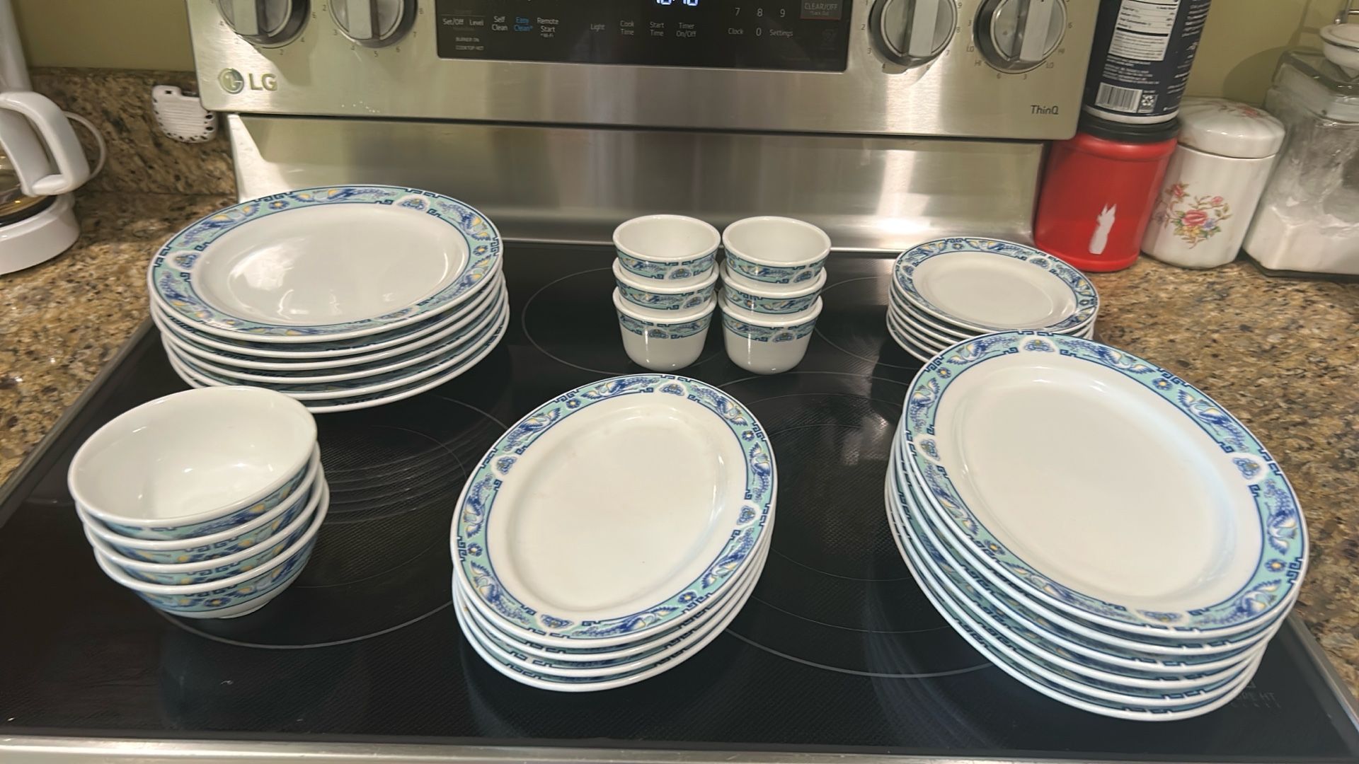 Tatung In Glaze Durable China set.