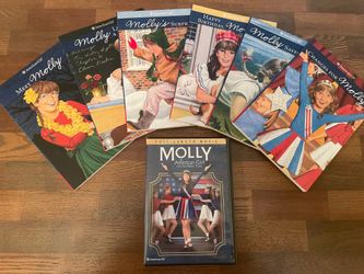 Molly American Girl Book Set with Game and DVD