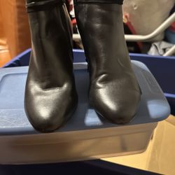 Black Bootie Wedge 