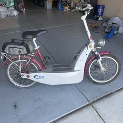 Vintage eGO Electric Helio Cycles (2) – Needs Batteries, With Original Docs and (2) storage covers