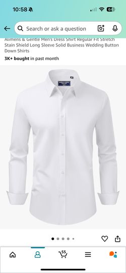 Alignment & Gentle Men’s Dress Shirt Luxury Version Long Sleeve