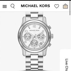 Stainless Steel Michael Kors Watch